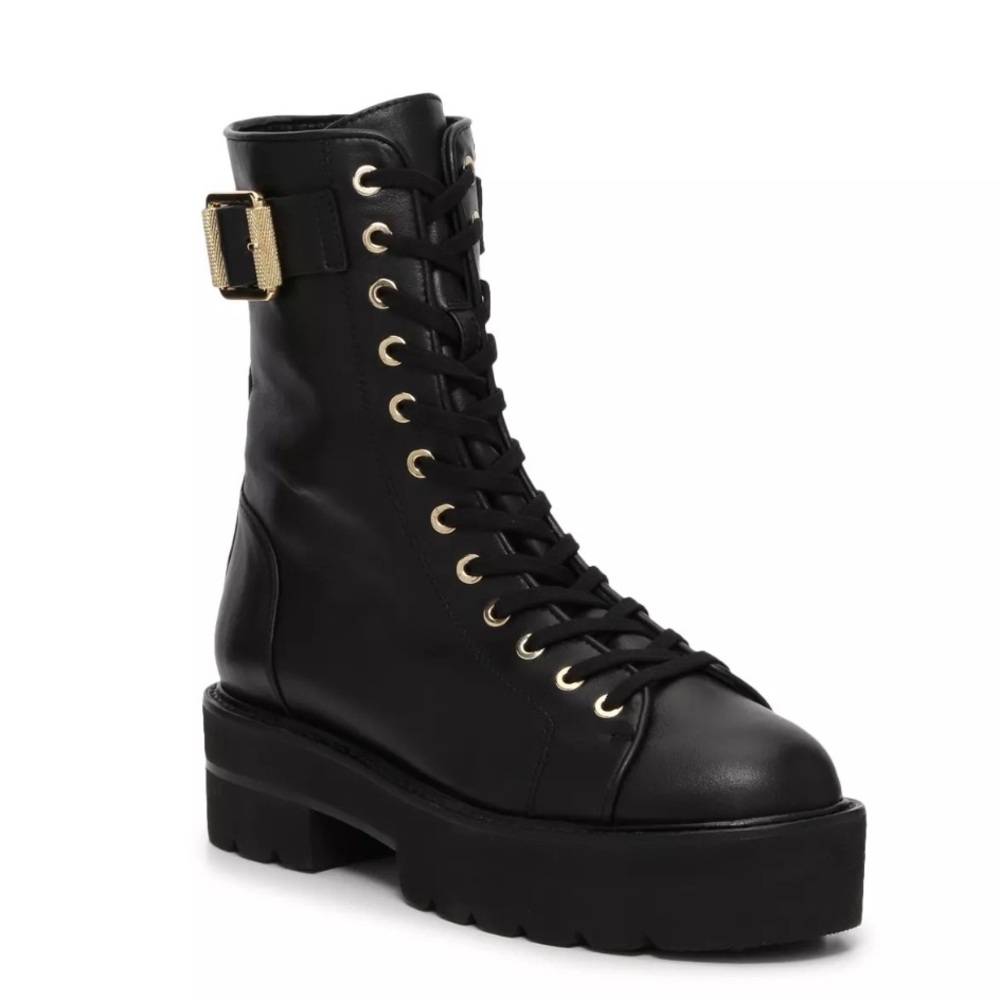 Stuart Weitzman Ryder Platform Combat Boot
